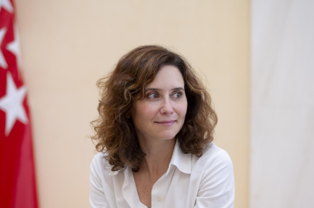 La presidenta de la Comunidad de Madrid, Isabel Díaz Ayuso