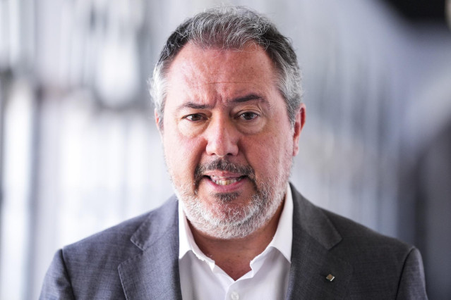 El secretario general del PSOE de Andalucía y Portavoz del Grupo Socialista en el Senado, Juan Espadas, en una foto de archivo.
