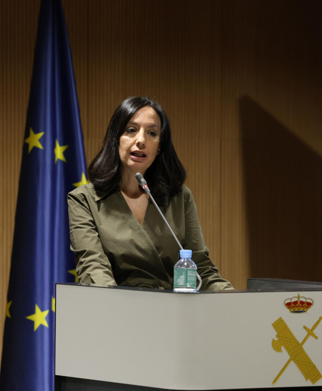 Archivo - Mercedes González en un acto en su etapa como directora general de la Guardia Civil