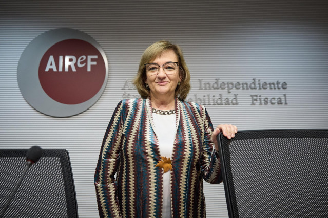 Archivo - La presidenta de la Autoridad Independiente de Responsabilidad Fiscal (AIReF).