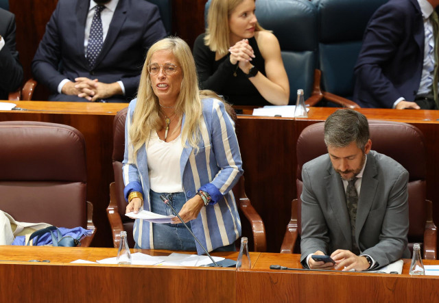 La Consejera De Economía, Hacienda Y Empleo De La Comunidad De Madrid, Rocío Albert