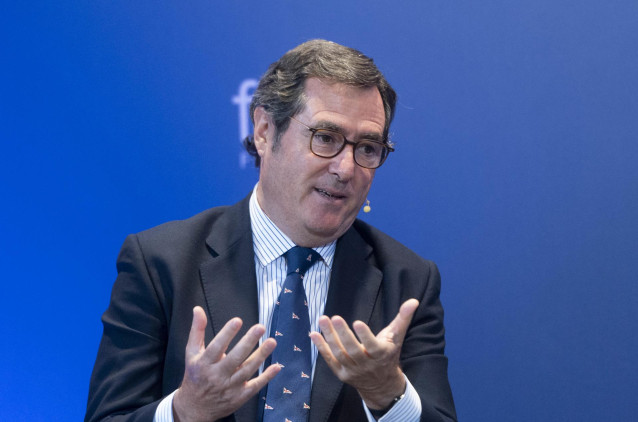 El presidente de la CEOE, Antonio Garamendi, participa en la segunda jornada del 'Campus FAES 2024'