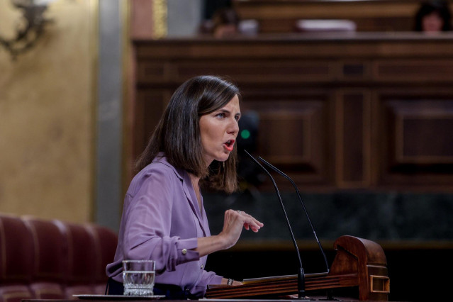 La secretaria general de Podemos, Ione Belarra.
