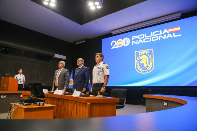 Francisco Pardo, inaugura el II Curso de Formación de Formadores en Técnicas de Autoprotección e Intervención Policial en la Escuela Nacional de Policía en Ávila, a 26 de septiembre del 2024.