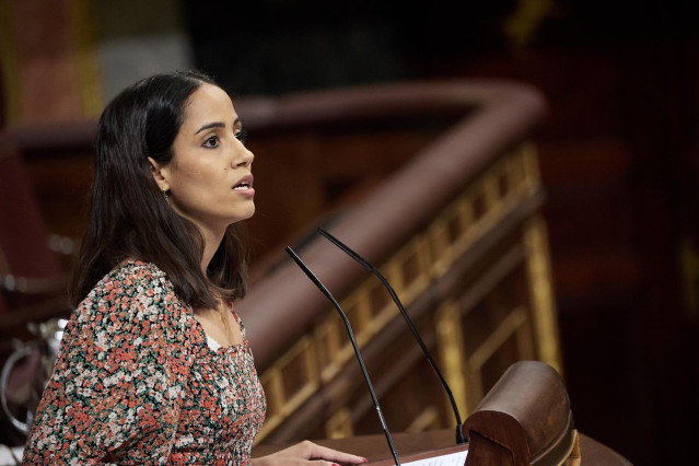 Archivo - La diputada de Sumar Tesh Sidi.