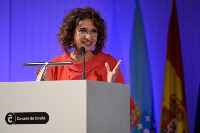 La vicepresidenta primera y ministra de Hacienda, María Jesús Montero.