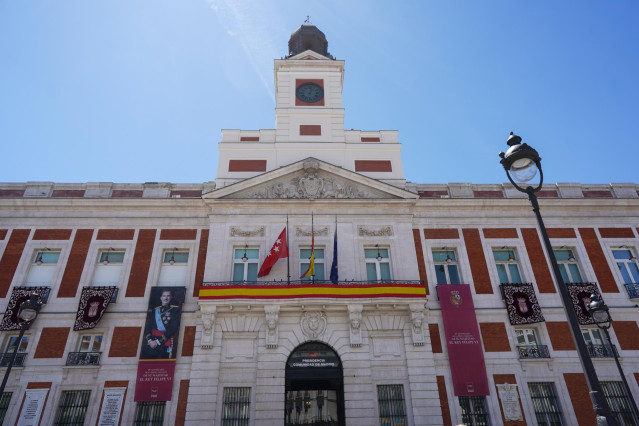 Archivo - La Real Casa de Correos, sede de la Comunidad de Madrid.