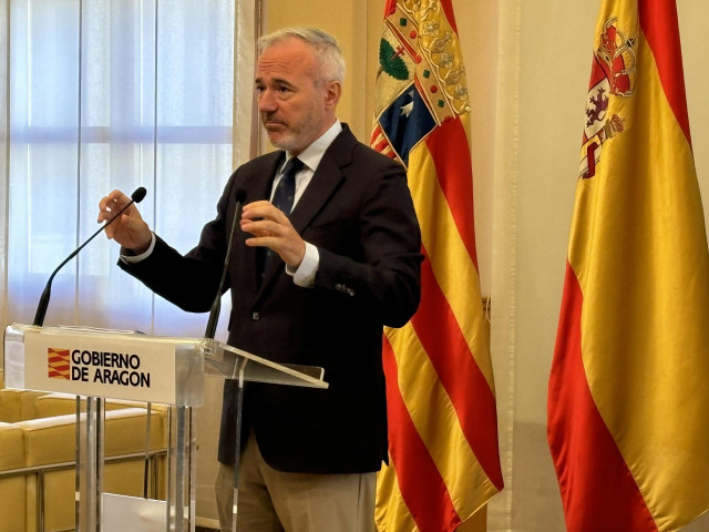 El presidente del Gobierno de Aragón, Jorge Azcón.