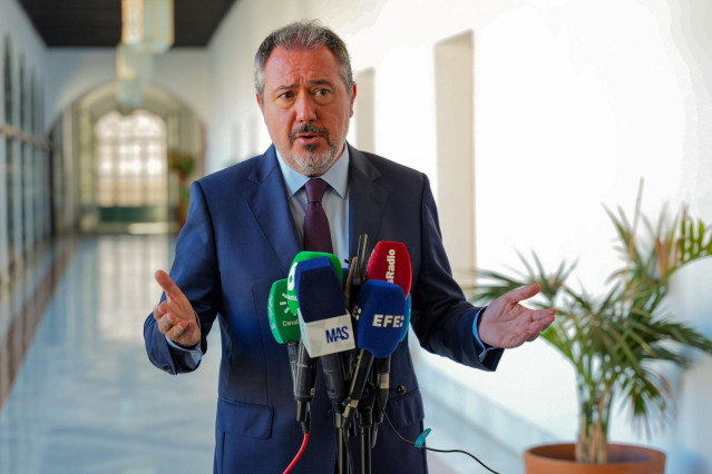 El secretario general del PSOE de Andalucía, Juan Espadas, en una imagen de archivo.