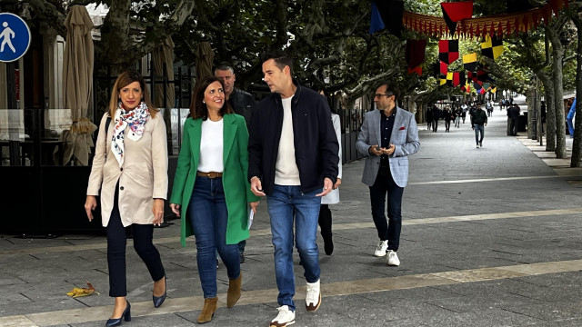 La portavoz del PSOE y secretaria general del partido en Burgos, Esther Peña