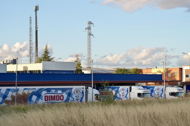 Exterior de la fábrica de Bimbo en Valladolid