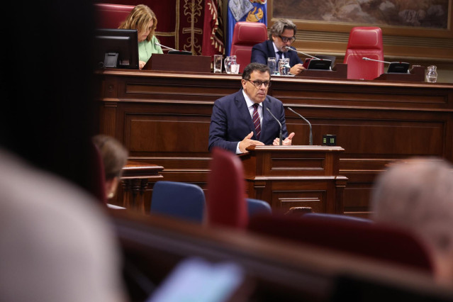 El Consejero De Política Territorial, Cohesión Territorial Y Aguas, Manuel Miranda