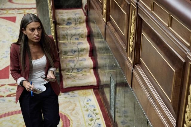La portavoz de Junts en el Congreso, Miriam Nogueras.