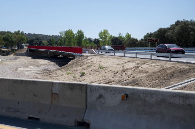 Archivo - Inauguración de los puentes reconstruidos tras la DANA, a 23 de julio de 2024, en Aldea del Fresno, Madrid (España)