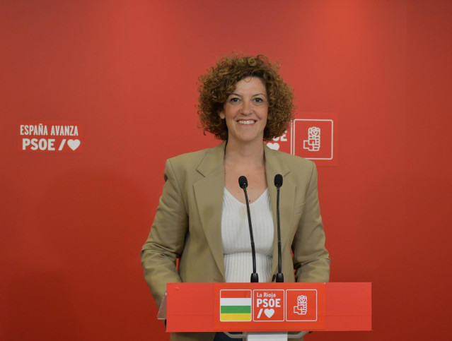 Archivo - La secretaria de Organización del PSOE riojano, María Marrodán