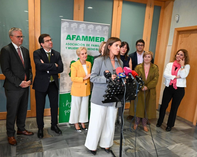 La vicesecretaria de Organización del Partido Popular, Carmen Fúnez, en La Solana.