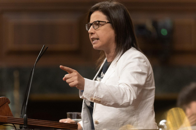 Archivo - La diputada del PP Ana Belén Vázquez interviene durante una sesión plenaria, en el Congreso de los Diputados, a 18 de junio de 2024, en Madrid (España).