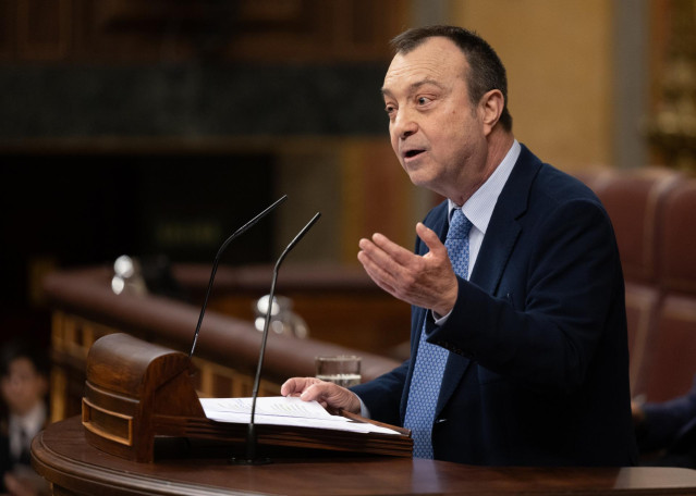 Archivo - El diputado del PP Manuel Cobo Vega en el Congreso de los Diputados, a 20 de febrero de 2024, en Madrid (España).