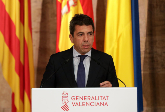 Archivo - El 'president' de la Generalitat, Carlos Mazón, en una imagen de archivo.