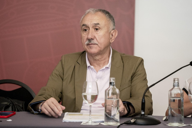 Archivo - El secretario general de UGT, Pepe Álvarez