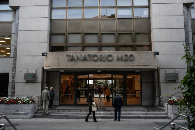 Fachada del tanatorio de la M-30