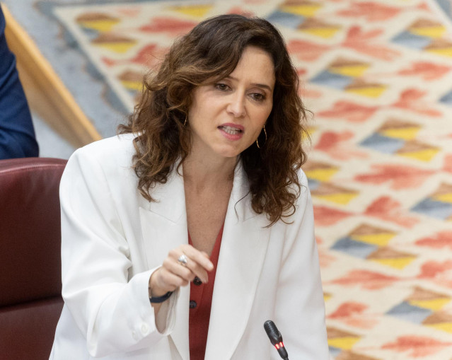Archivo - La presidenta de la Comunidad de Madrid, Isabel Díaz Ayuso. Archivo.