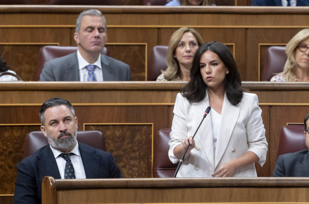Archivo - La portavoz de VOX en el Congreso, Pepa Millán, en el Congreso de los Diputados, a 11 de septiembre de 2024, en Madrid (España).