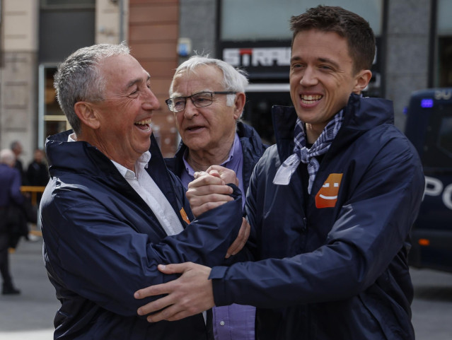 Archivo - Joan Baldoví e Íñigo Errejón, en una imagen de archivo