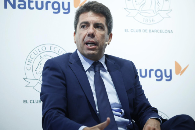 El presidente de la Generalitat valenciana, Carlos Mazón, en imagen de archivo