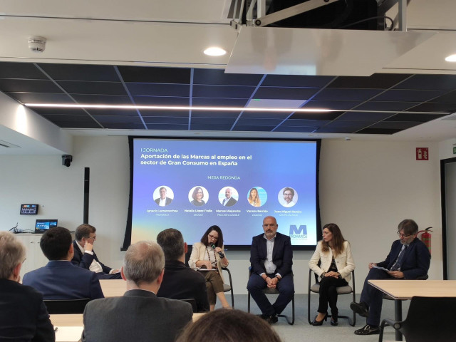 Presentación del estudio 'Impacto Económico y Social de las Marcas de Fabricante en el Sector de Gran Consumo en España', elaborado por Promarca.
