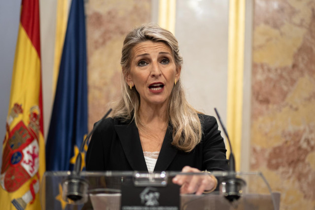 La vicepresidenta segunda y ministra de Trabajo y Economía Social y líder de Sumar, Yolanda Díaz