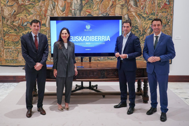 El proyecto de presupuestos ha sido entregado este jueves en el Parlamento Vasco