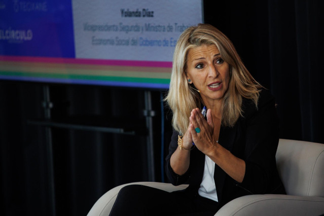 Archivo - La vicepresidenta segunda y ministra de Trabajo, Yolanda Díaz,