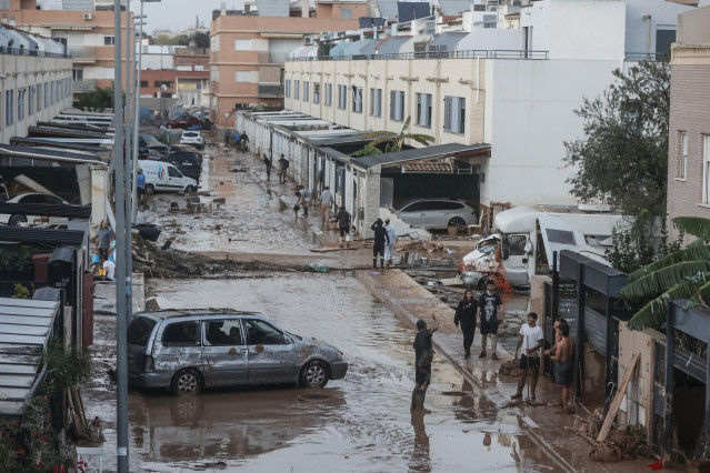 Efectos de la DANA en el municipio de Alfafar, a 30 de octubre de 2024, en Valencia, Comunidad Valenciana (España).