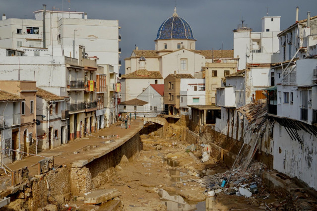 Estragos causados por la DANA, a 4 de noviembre de 2024, en Chiva, Valencia, Comunidad Valenciana (España).
