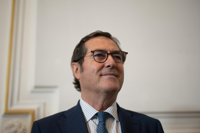 El presidente de la CEOE, Antonio Garamendi.