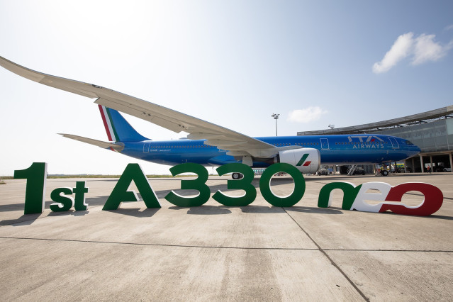 Archivo - ITA Airways recibe su primer avión A330neo