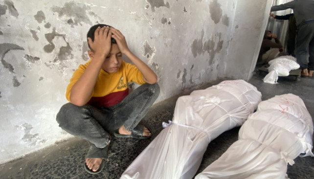 EuropaPress 6314029 31 october 2024 palestinian territories gaza young relative of the people