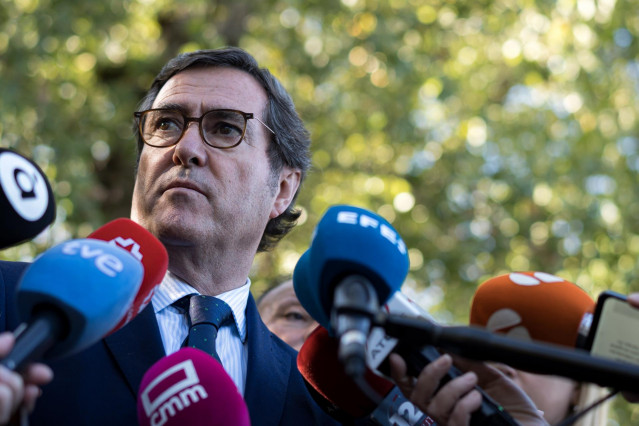 El presidente de la CEOE, Antonio Garamendi.