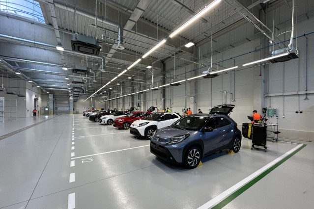 Centro logístico de Toyota Motor Europea en la República Checa