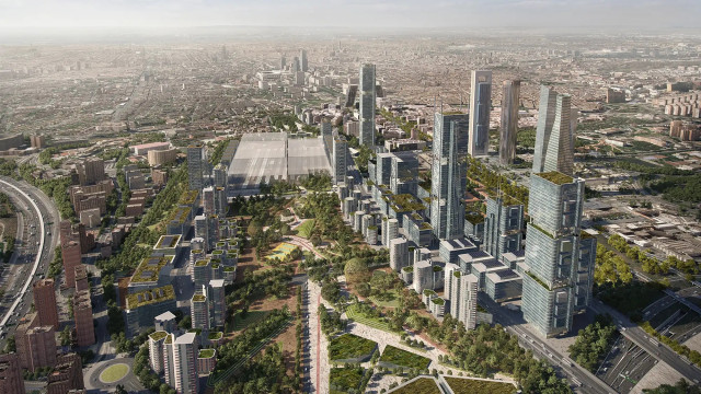 Infografía de Madrid Nuevo Norte