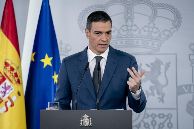 El presidente del Gobierno, Pedro Sánchez.