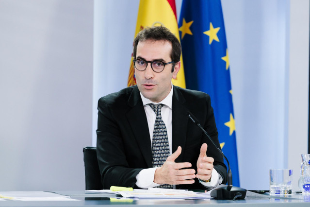 El ministro de Economía, Comercio y Empresa, Carlos Cuerpo