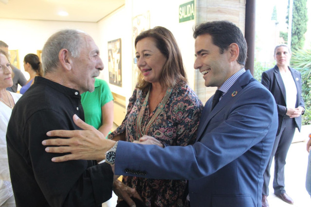 Archivo - Foto de Francina Armengol, Pedro Casares y Roberto Orallo