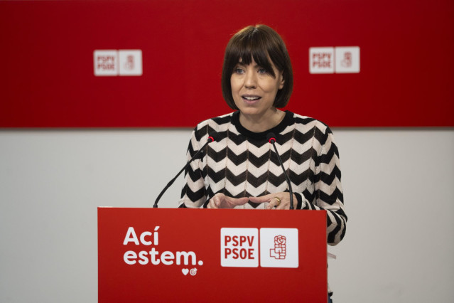 La secretaria general del PSPV-PSOE y ministra de Ciencia, Innovación y Universidades, Diana Morant.