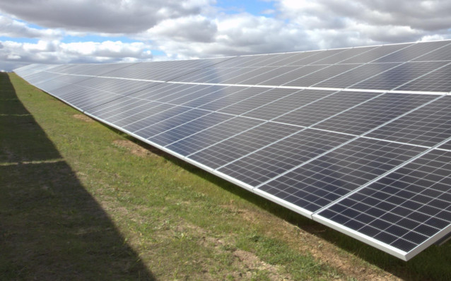 Placas solares.