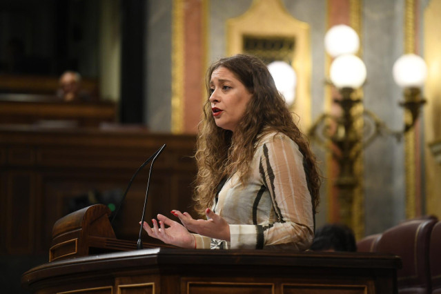 Archivo - La diputada del PP, Ester Muñoz de la Iglesia, durante una sesión plenaria, en el Congreso de los Diputados, a 25 de junio de 2024, en Madrid (España).