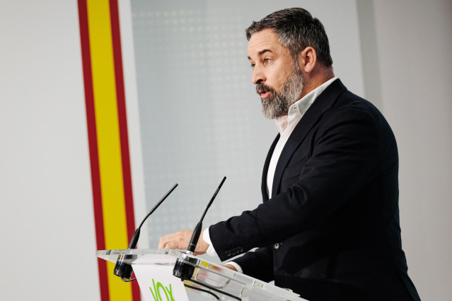 Archivo - El presidente de VOX, Santiago Abascal