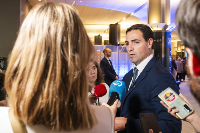 El lehendakari. Imanol Pradales, en Bruselas
