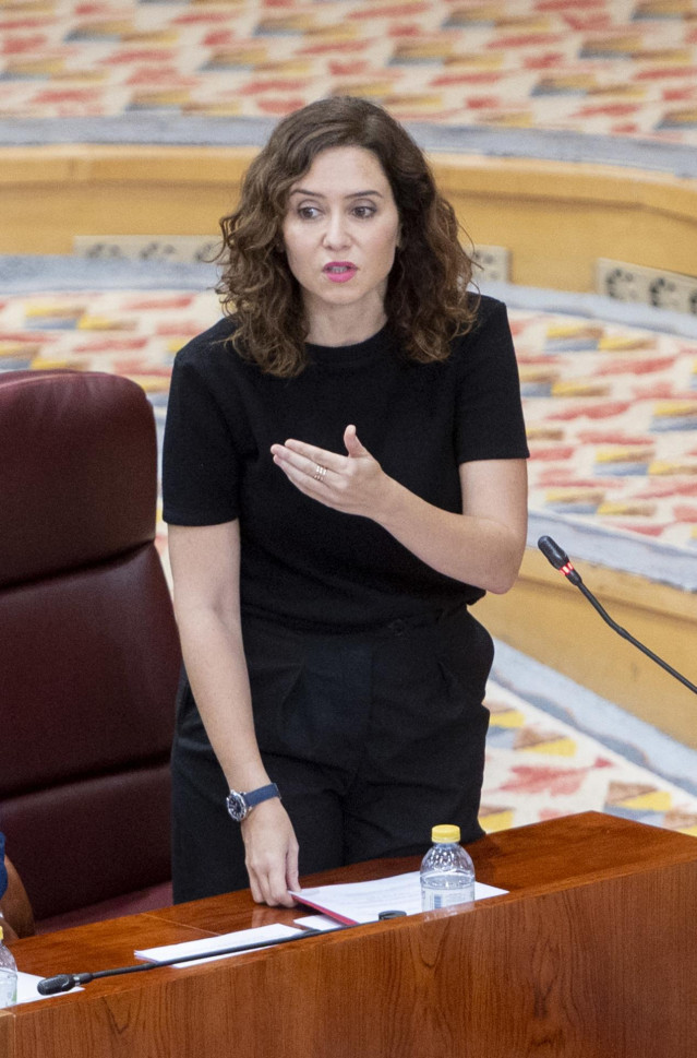 Archivo - La presidenta de la Comunidad de Madrid, Isabel Díaz Ayuso. Archivo.